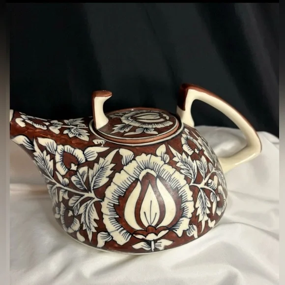 Mungal hand painted tea set/Unravel India - Picture 3 of 5